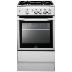 Indesit I5GGW Freestanding Gas Cooker, White